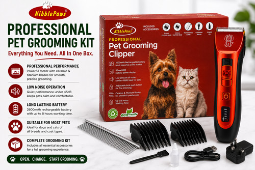 Cordless pet grooming clipper - pet,