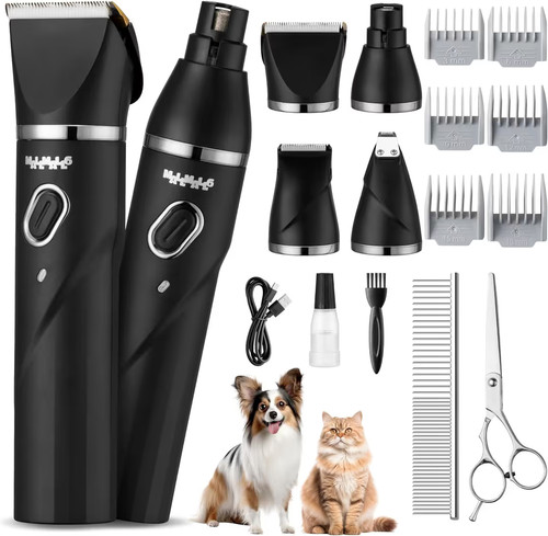 Rechargeable pet grooming - pet, kit