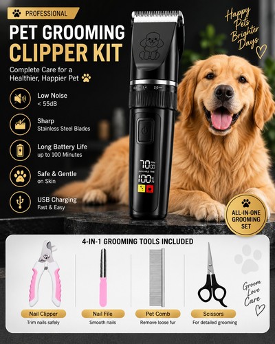 Professional dog cat - dog, clippers