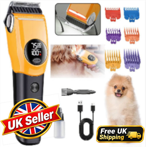 Lcd cordless dog clippers - dog,