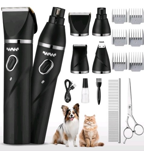 Rechargeable pet grooming kit - rechargeable,