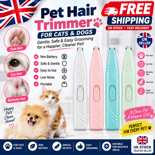 Pet hair trimmer for - hair, cats
