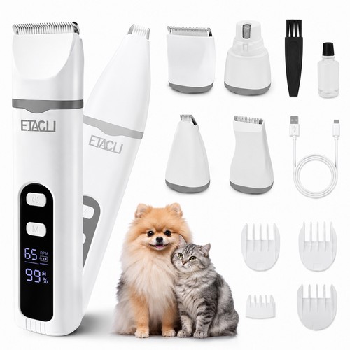 Etaccu pet grooming kit - etaccu, 4-in-1